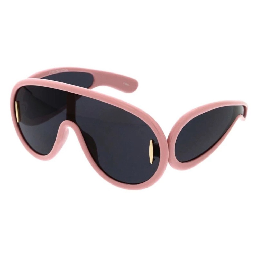 Pink Sunglasses with Black Lenses